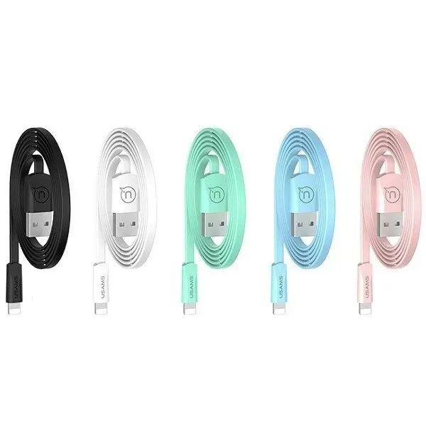 usams-kabel-plaski-u2-lightning-12m-przewod-kolor-czarny