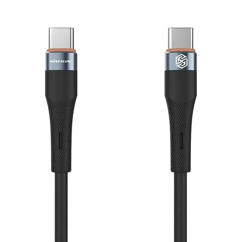 kabel-nillkin-data-cable-flowspeed-silicon-usb-c-usb-c-pd-60w-czarny-stan-nowy