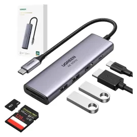 adapter-ugreen-cm511-hub-usb-c-do-hdmi-3xusb-a-3-0-sd-tf
