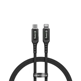 kabel-crong-armor-link-usb-c-lightning-mfi-150cm-czarny
