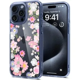 kobiece-smukle-etui-spigen-ultra-hybrid-do-apple-iphone-15-pro-6-1-flowers