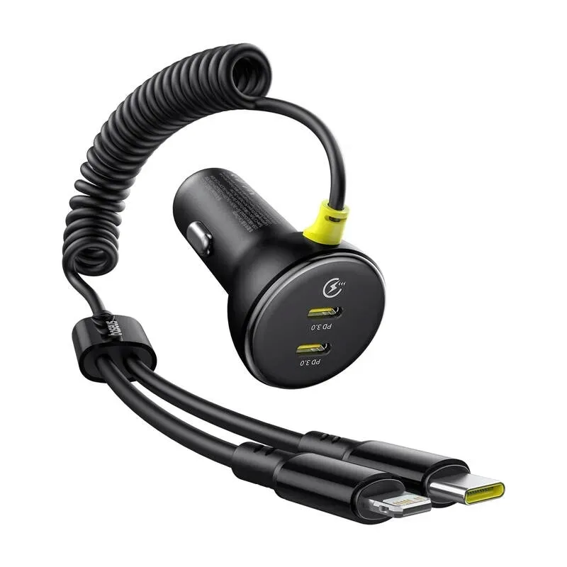 ladowarka-samochodowa-baseus-60w-2xusb-c-do-iphone-usb-c-lightning-czarna