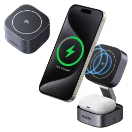 ladowarka-indukcyjna-qi-2w1-ugreen-w702-iphone-airpods-15w-szara