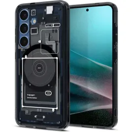 etui-spigen-ultra-hybrid-magsafe-samsung-galaxy-s25-czarny-przezroczysty