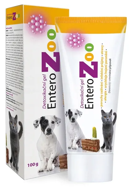 EnteroZoo Żel Detoksykacyjny na jelita dla zwierząt, pies, kot, tuba 100g