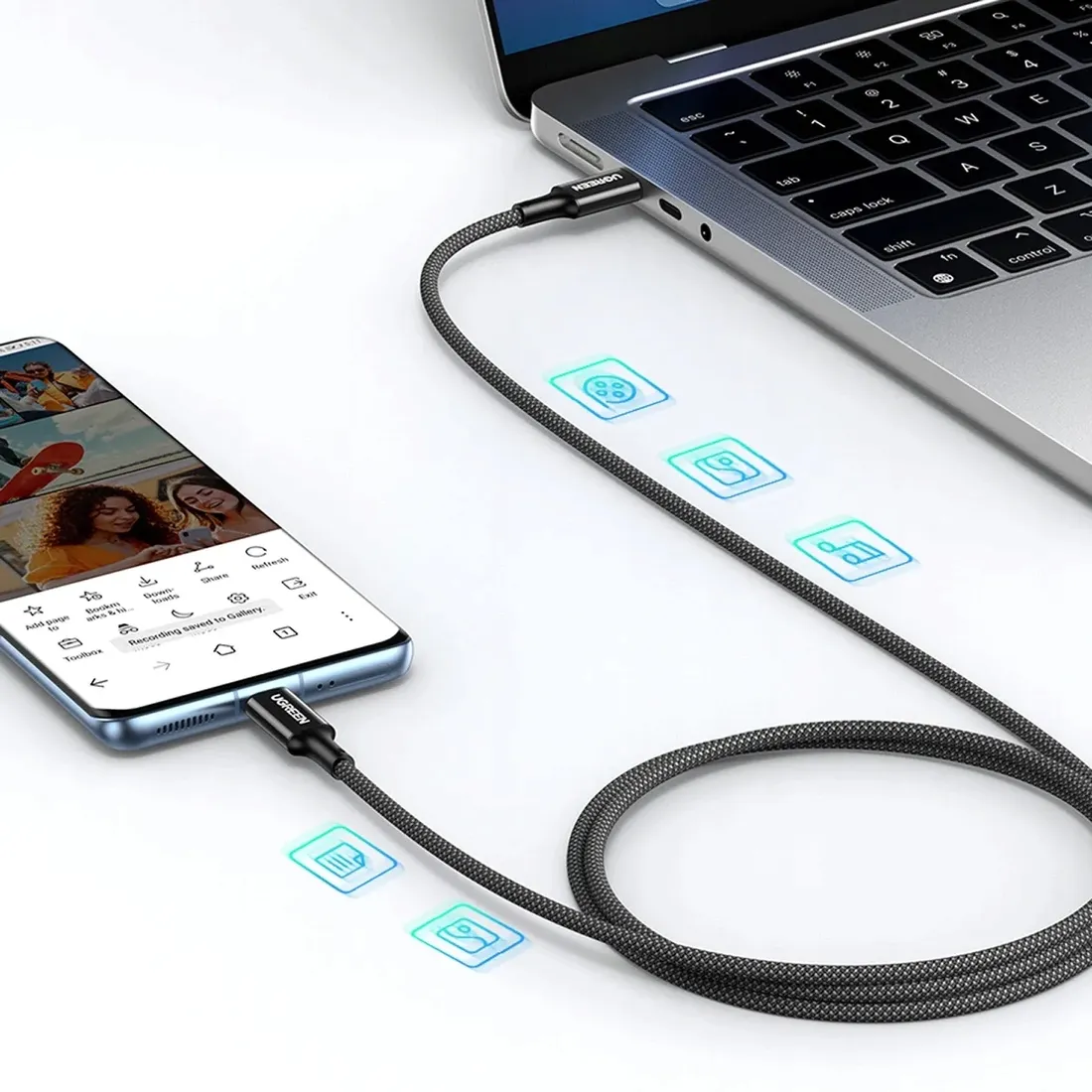 kabel-ugreen-15275-usb-c-usb-c-stan-nowy