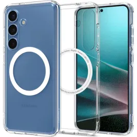 etui-spigen-ultra-hybrid-magsafe-galaxy-s25-plus-przezroczyste-biale