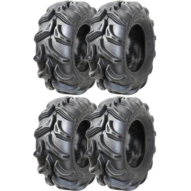 27x9-14 27x11-14 OPONY QUAD ATV BŁOTNE GRUBE MOCNE 6P GŁĘBOKIE 35mm KOMPLET