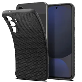 etui-spigen-liquid-air-do-samsung-galaxy-s25-czarne-matowe-ochronne-premium