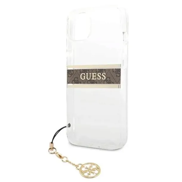 etui-do-iphone-13-mini-guess-4g-stripe-brown-clear-rozszerzenie-podstawka
