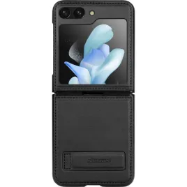 etui-nillkin-qin-leather-do-samsung-galaxy-z-flip5-czarne-wytrzymale