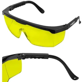 okulary-ochronne-zolte-soczewki-regulowane-zauszniki-neo