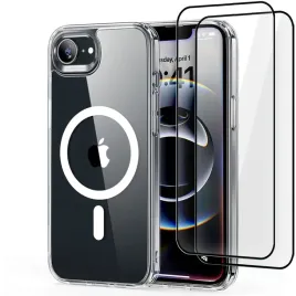 2-x-esr-obudowa-matowe-etui-przezroczyste-case-magsafe-iphone-16e-2-pak-s