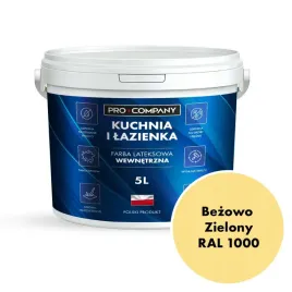 pro-company-farba-lateksowa-kuchnia-lazienka-5l-bezowo-zielony-ral-1000