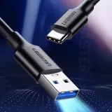 kabel-przewod-usb-a-3-0-usb-c-3a-0-5m-czarny-ugreen-zlacza-usb-usb-typ-c
