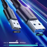 kabel-przewod-usb-a-3-0-usb-c-3a-0-5m-czarny-ugreen-stan-nowy-kolor-czarny