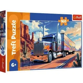 puzzle-160-ciezarowka-w-trasie-tir-usa-samochod-ukladanka-trefl-15413