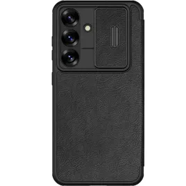 etui-nillkin-qin-pro-czarne-do-samsung-galaxy-s25-skorzane-eleganckie