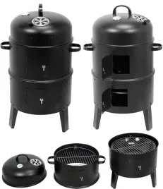 grill-weglowy-ogrodowy-wedzarnia-palenisko-3w1-okragly-przenosny-lund