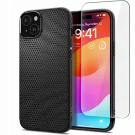 2-x-spigen-matowe-cienkie-etui-obudowa-case-tpu-do-iphone-15-szklo