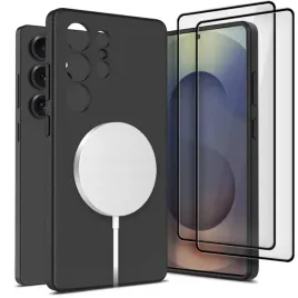 2-x-miekkie-silikonowe-etui-case-magsafe-do-galaxy-s25-ultra-2-pak-szklo