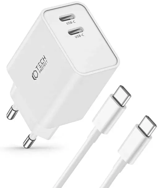 ladowarka-sieciowa-tech-protect-c35w-2xusb-c-pd-35w-kabel-usb-c-biala-waga-z-opakowaniem-0-1-kg