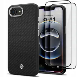 2-x-spigen-matowe-etui-case-do-magsafe-iphone-16e-carbon-aramid-2-pak-s