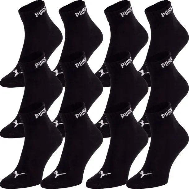 PUMA SKARPETY SKARPETKI STOPKI 12P CZARNE Roz: 39-42
