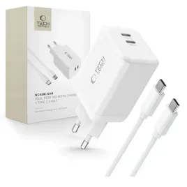 2-x-ladowarka-sieciowa-45w-kabel-usb-c-type-c-100cm-out785