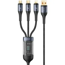kabel-3w1-usams-usb-a-lightning-microusb-usb-c-66w-12m-czarny