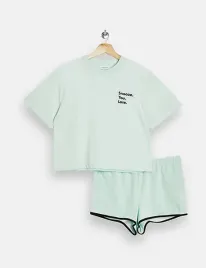 topshop-zielony-t-shirt-do-spania-prosty-m-1rsl