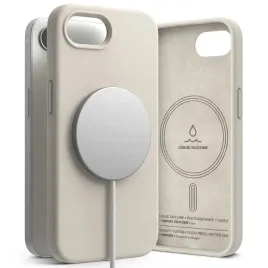 etui-ringke-silicone-magsafe-do-apple-iphone-16e-stone-magnetyczne-szare