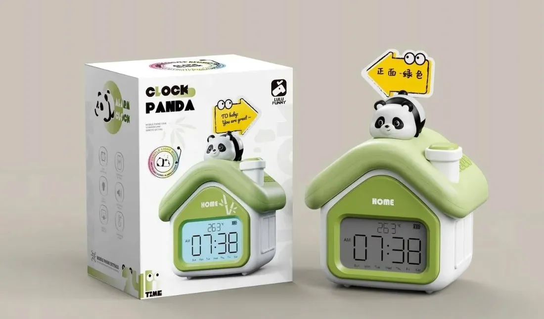 zegarek-budzik-panda