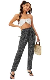 shein-spodnie-czarne-we-wzor-proste-pasek-38-vjb