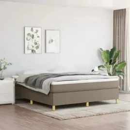 vidaxl-lozko-kontynentalne-z-materacem-taupe-tkanina-180x200-cm