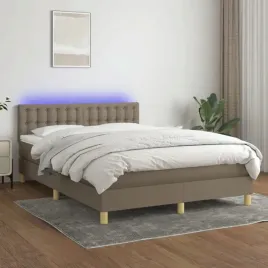 vidaxl-lozko-kontynentalne-z-materacem-taupe-140x200-cm-tkanina