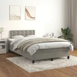 vidaxl-lozko-kontynentalne-z-materacem-jasnoszare-120x200cm-aksamit