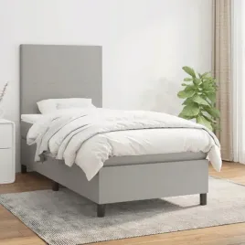 vidaxl-lozko-kontynentalne-z-materacem-jasnoszare-tkanina-90x190-cm