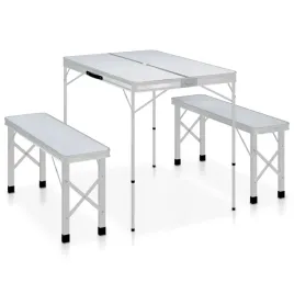 vidaxl-skladany-stolik-turystyczny-z-2-lawkami-aluminium-bialy