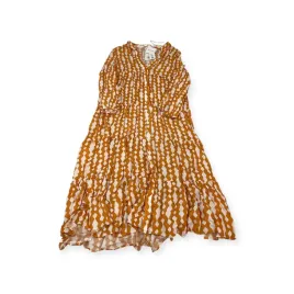 zara-sukienka-damska-m-midi-pomaranczowa-we-wzory-elegancka