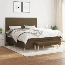 vidaxl-lozko-kontynentalne-z-materacem-brazowe-tkanina-180x200-cm