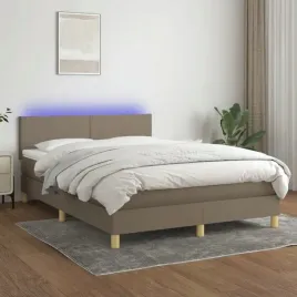 vidaxl-lozko-kontynentalne-z-materacem-taupe-140x200-cm-tkanina