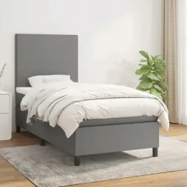 vidaxl-lozko-kontynentalne-z-materacem-ciemnoszara-tkanina-80x200-cm