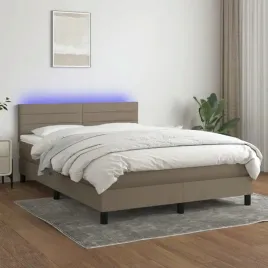 vidaxl-lozko-kontynentalne-z-materacem-taupe-140x200-cm-tkanina