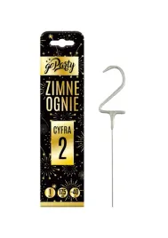 zimne-ognie-w-ksztalcie-srebrnej-cyfry-2-pieknie-iskierki-40-sekund-palenia