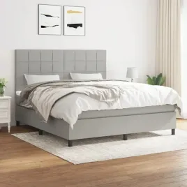 vidaxl-lozko-kontynentalne-z-materacem-jasnoszare-tkanina-180x200cm