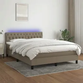vidaxl-lozko-kontynentalne-z-materacem-taupe-140x200-cm-tkanina