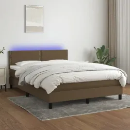 vidaxl-lozko-kontynentalne-z-materacem-brazowe-140x200-cm-tkanina
