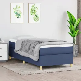 vidaxl-lozko-kontynentalne-z-materacem-niebieskie-tkanina-80x200-cm