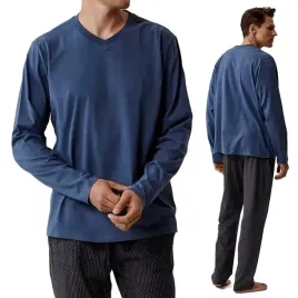 pizama-meska-dluga-100percent-bawelna-komplet-pizamowy-atlantic-nmp-389-xxl